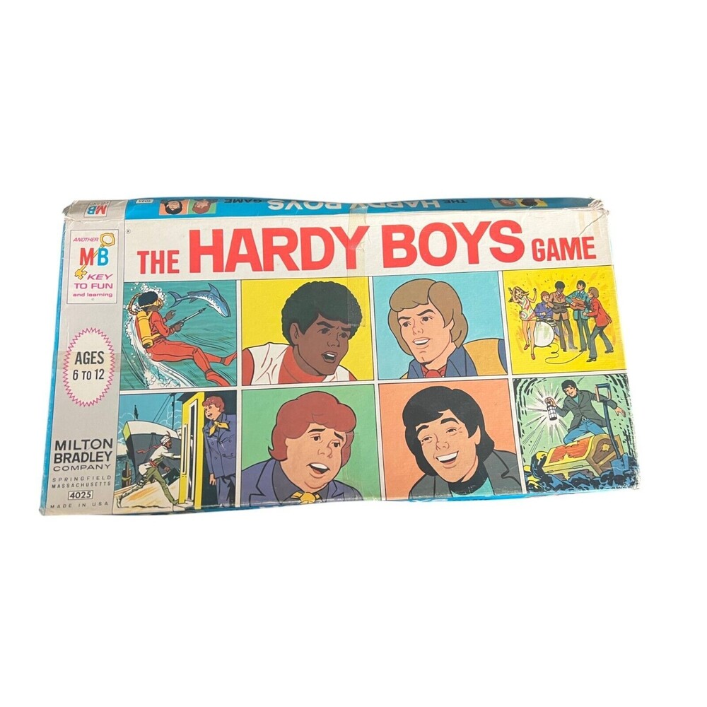COMPLETE Vintage 1969 Milton Bradley The Hardy Boys Board Game